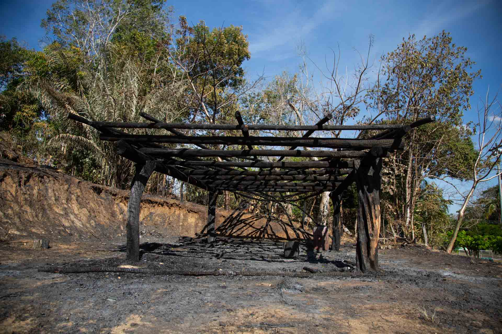 Rancho fire in Matambu deals a blow to indigenous tradition